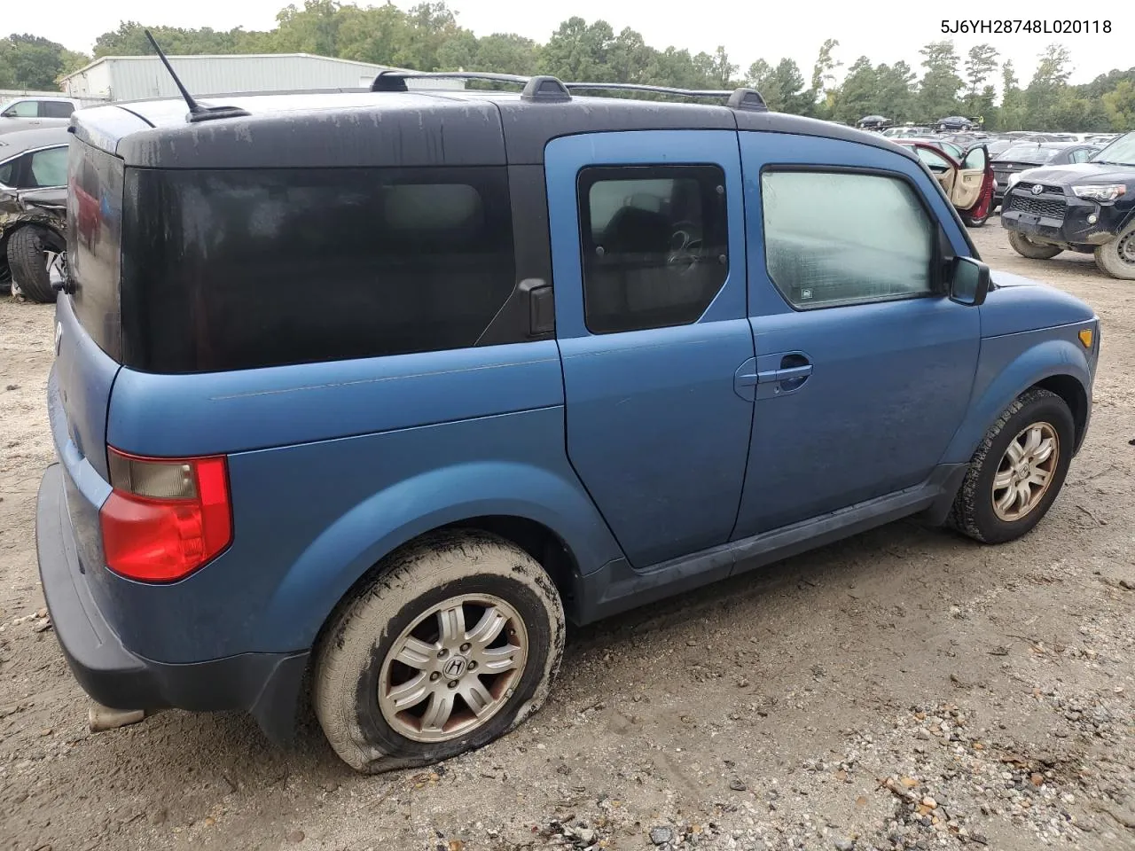 2008 Honda Element Ex VIN: 5J6YH28748L020118 Lot: 72659014