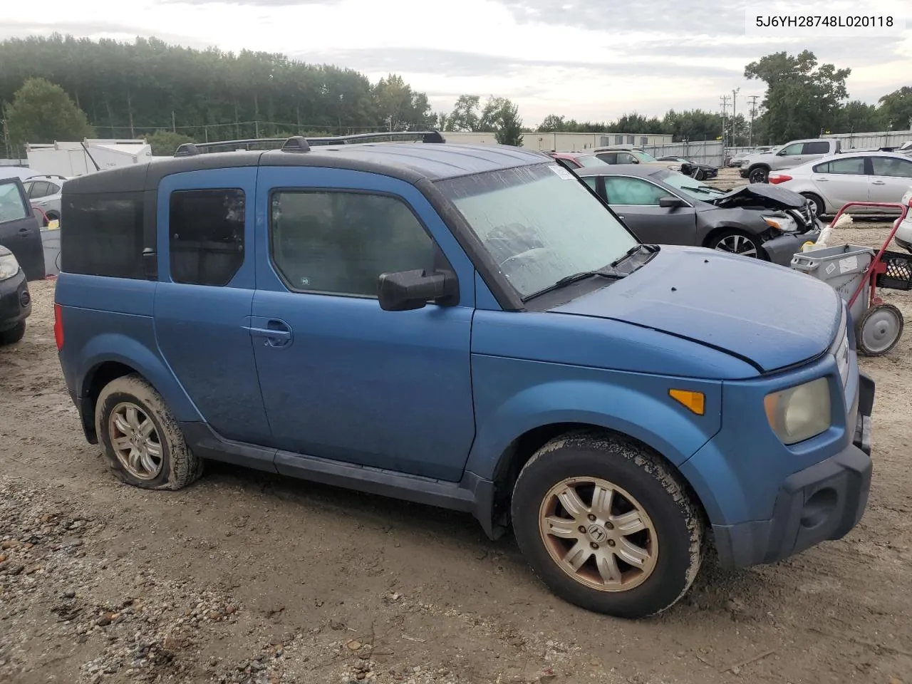 2008 Honda Element Ex VIN: 5J6YH28748L020118 Lot: 72659014