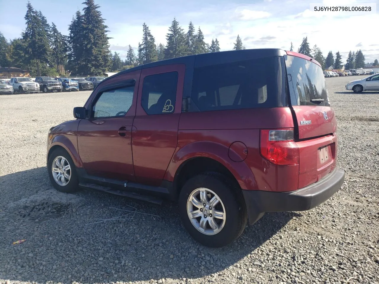 2008 Honda Element Ex VIN: 5J6YH28798L006828 Lot: 72939514