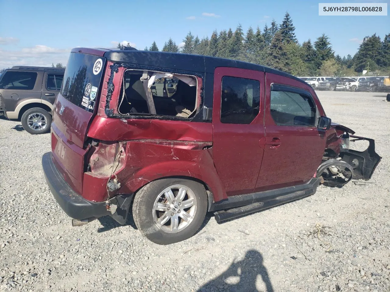 2008 Honda Element Ex VIN: 5J6YH28798L006828 Lot: 72939514