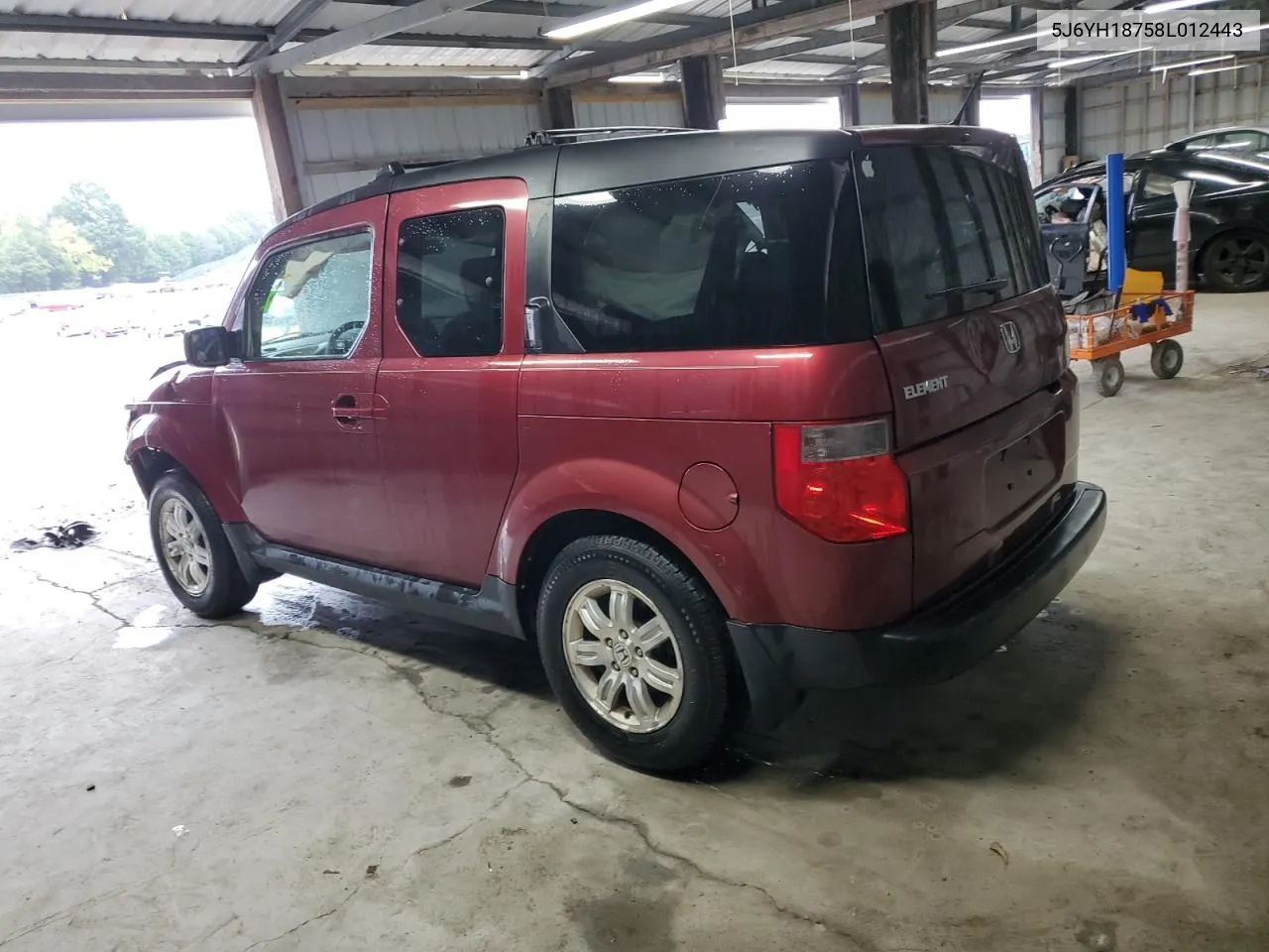 2008 Honda Element Ex VIN: 5J6YH18758L012443 Lot: 73039674