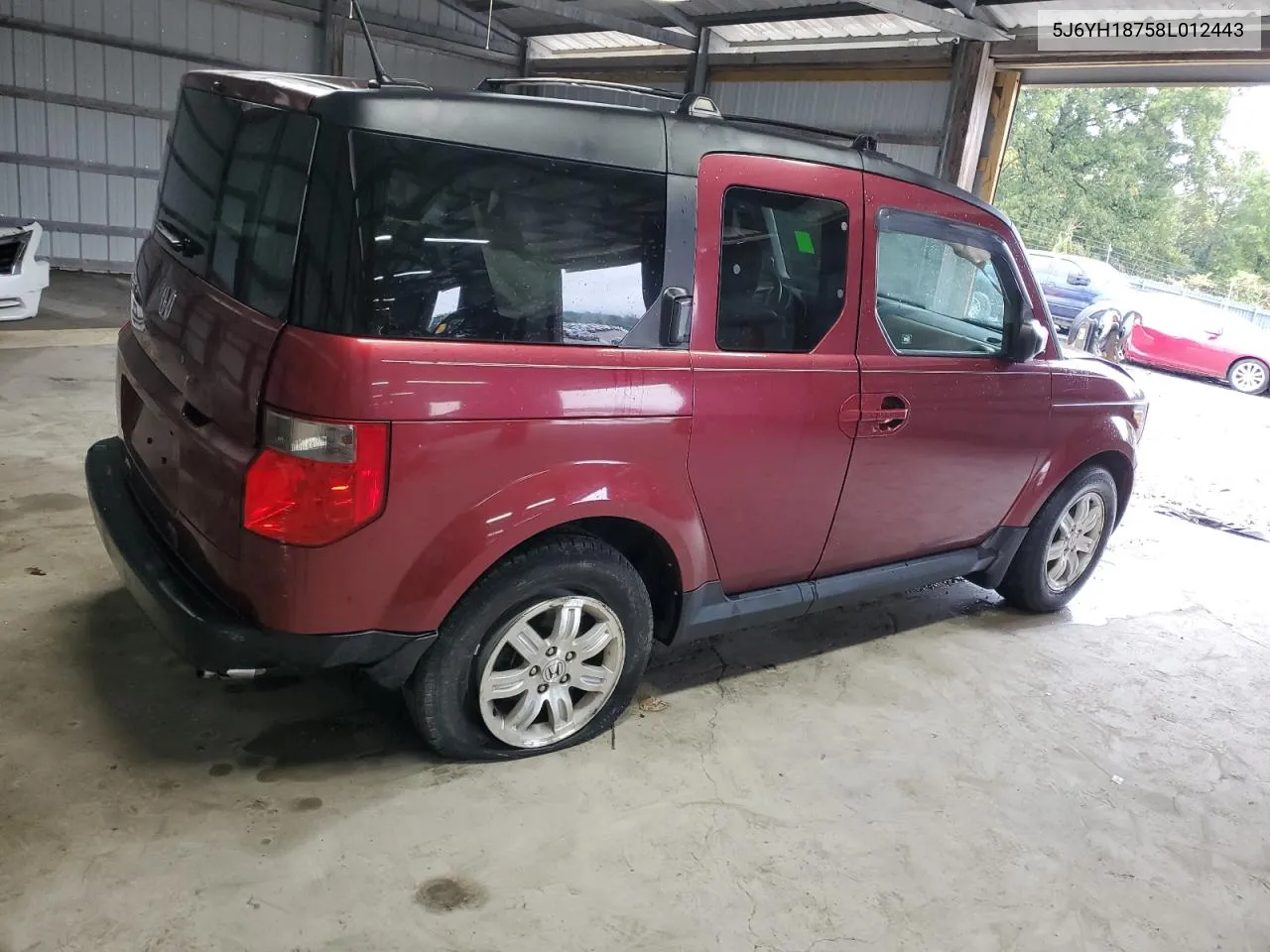 2008 Honda Element Ex VIN: 5J6YH18758L012443 Lot: 73039674