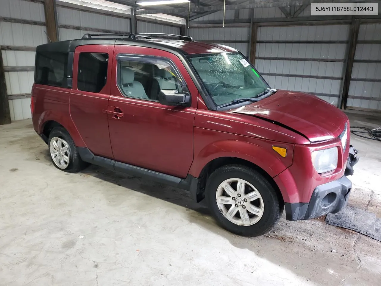 2008 Honda Element Ex VIN: 5J6YH18758L012443 Lot: 73039674