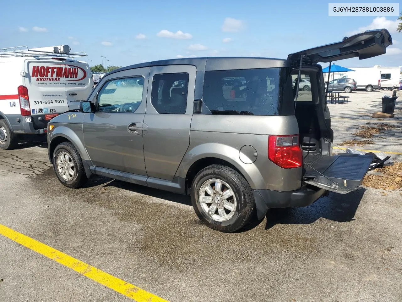 2008 Honda Element Ex VIN: 5J6YH28788L003886 Lot: 73151504