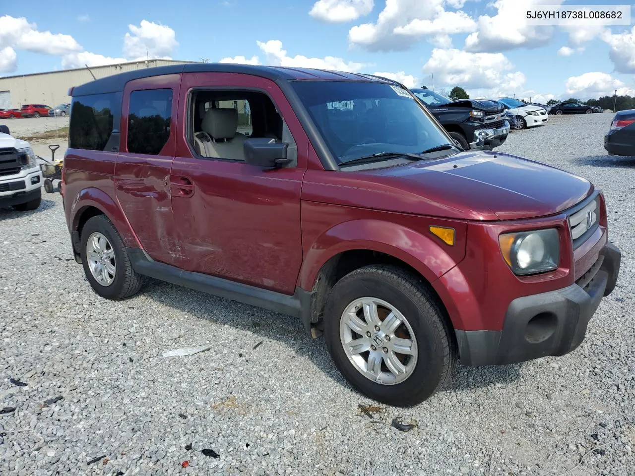 2008 Honda Element Ex VIN: 5J6YH18738L008682 Lot: 73294034