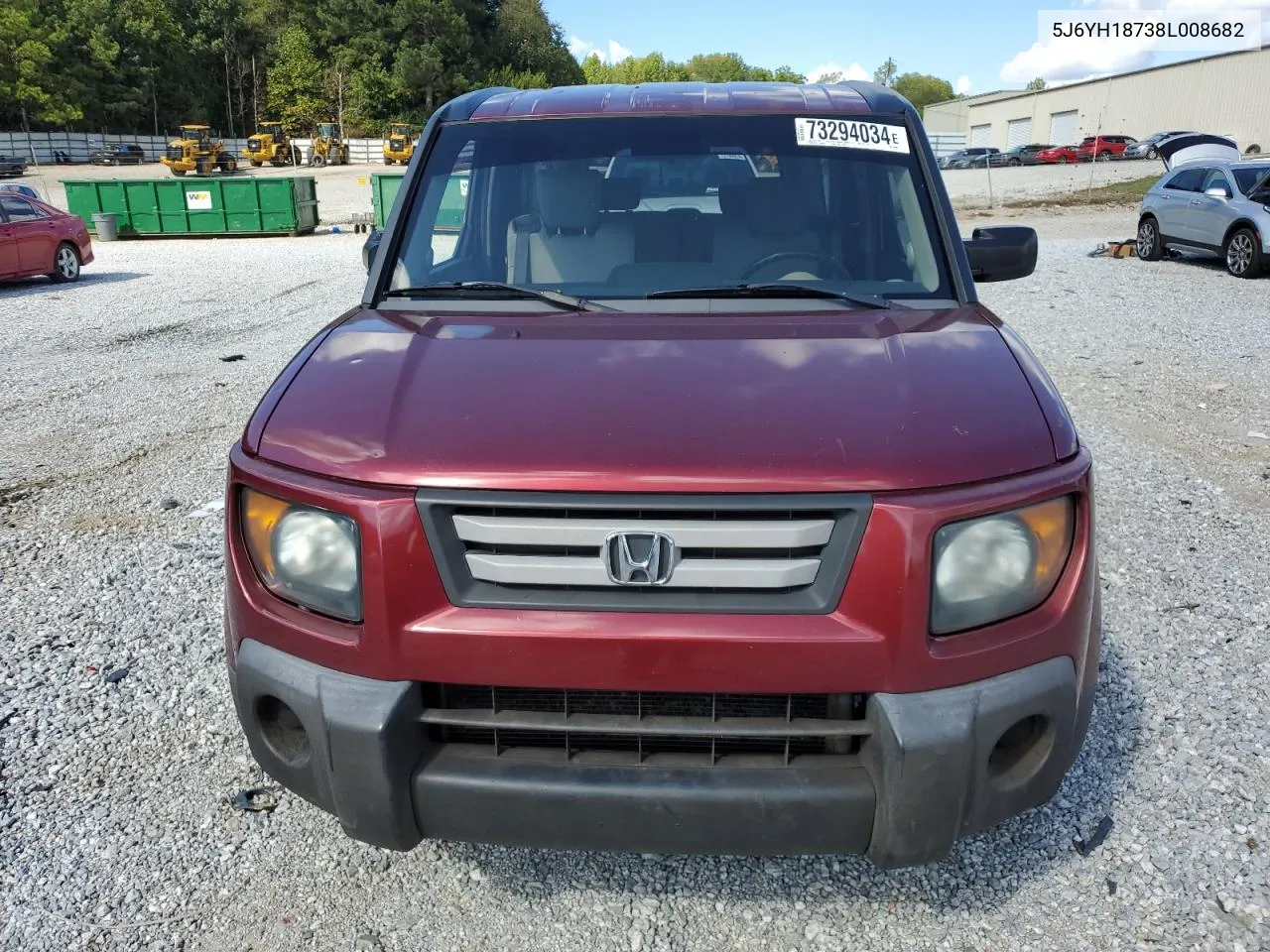 2008 Honda Element Ex VIN: 5J6YH18738L008682 Lot: 73294034