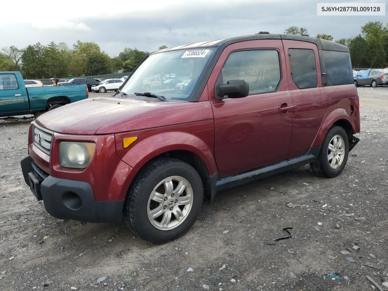 2008 Honda Element Ex VIN: 5J6YH28778L009128 Lot: 73366524