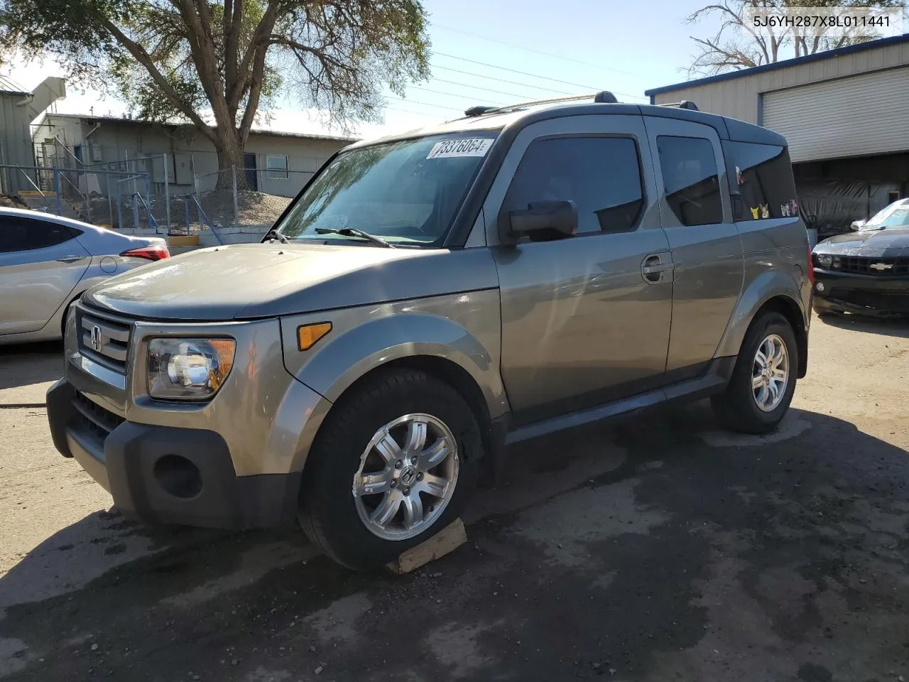 2008 Honda Element Ex VIN: 5J6YH287X8L011441 Lot: 73376064