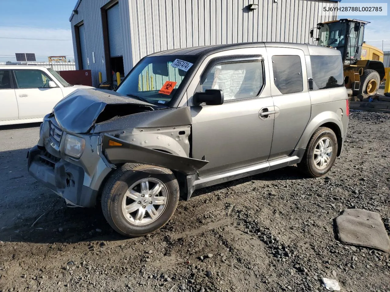 2008 Honda Element Ex VIN: 5J6YH28788L002785 Lot: 73557474