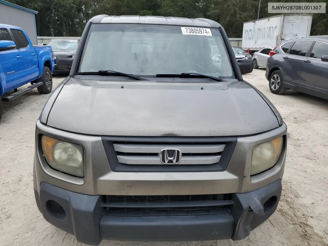 2008 Honda Element Ex VIN: 5J6YH28708L001307 Lot: 73805974