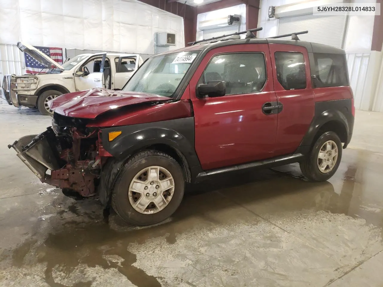 2008 Honda Element Lx VIN: 5J6YH28328L014833 Lot: 74114994