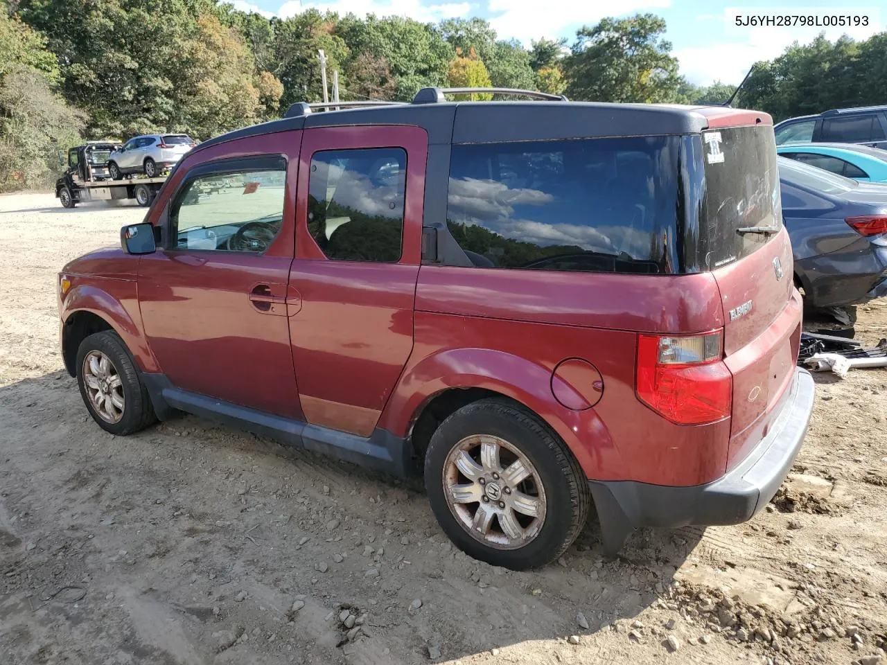 2008 Honda Element Ex VIN: 5J6YH28798L005193 Lot: 74383504