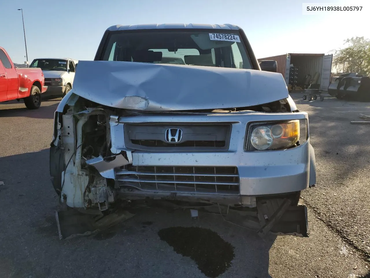 2008 Honda Element Sc VIN: 5J6YH18938L005797 Lot: 74578224