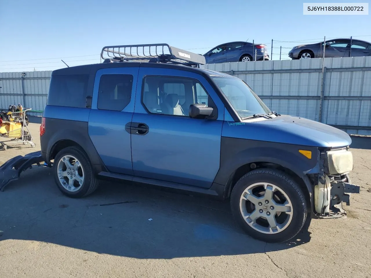 2008 Honda Element Lx VIN: 5J6YH18388L000722 Lot: 74772324