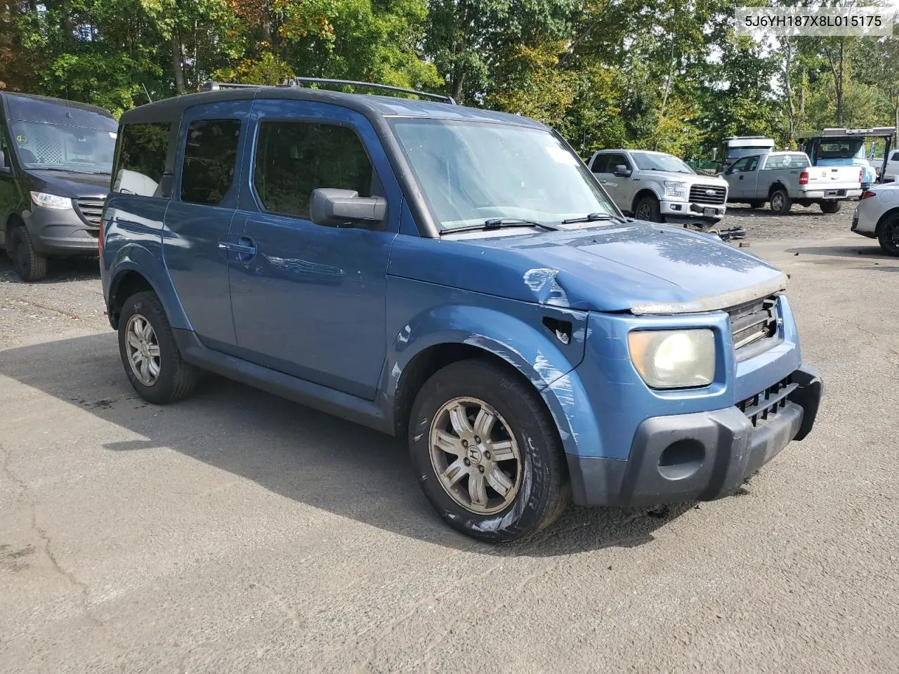 2008 Honda Element Ex VIN: 5J6YH187X8L015175 Lot: 74799104