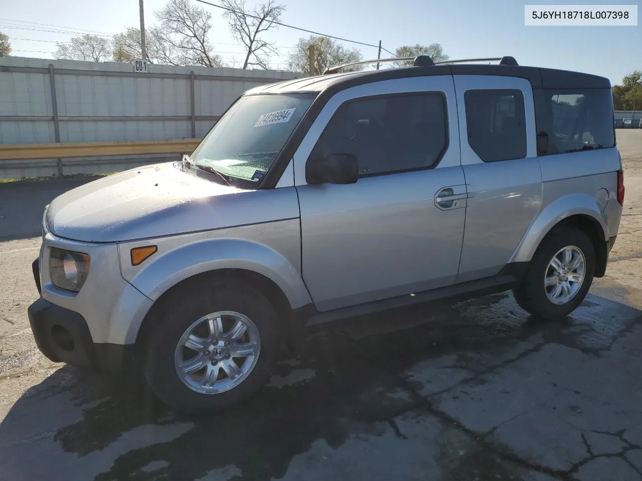 2008 Honda Element Ex VIN: 5J6YH18718L007398 Lot: 74816994