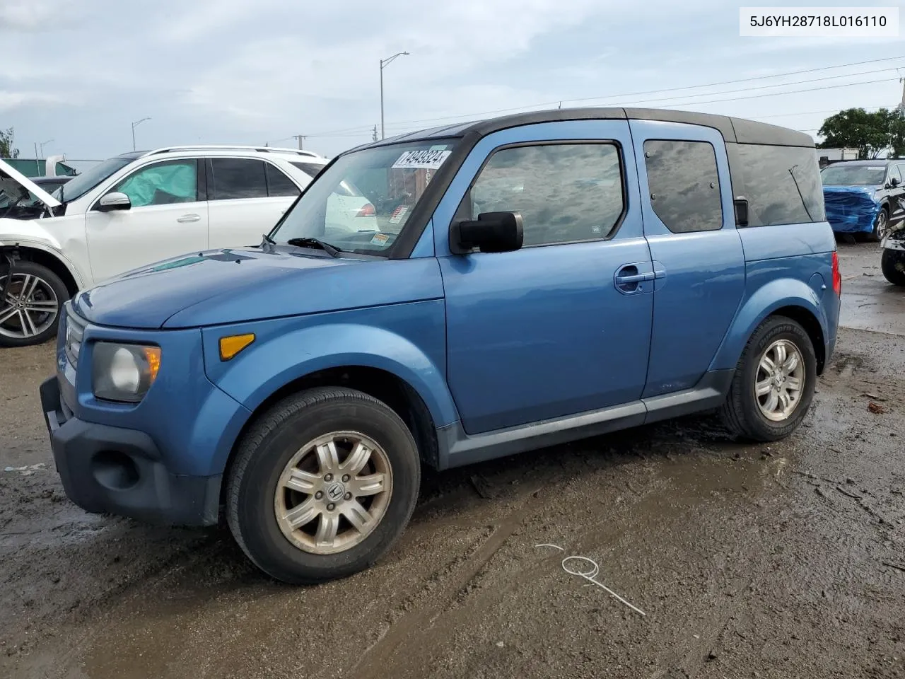 2008 Honda Element Ex VIN: 5J6YH28718L016110 Lot: 74949324