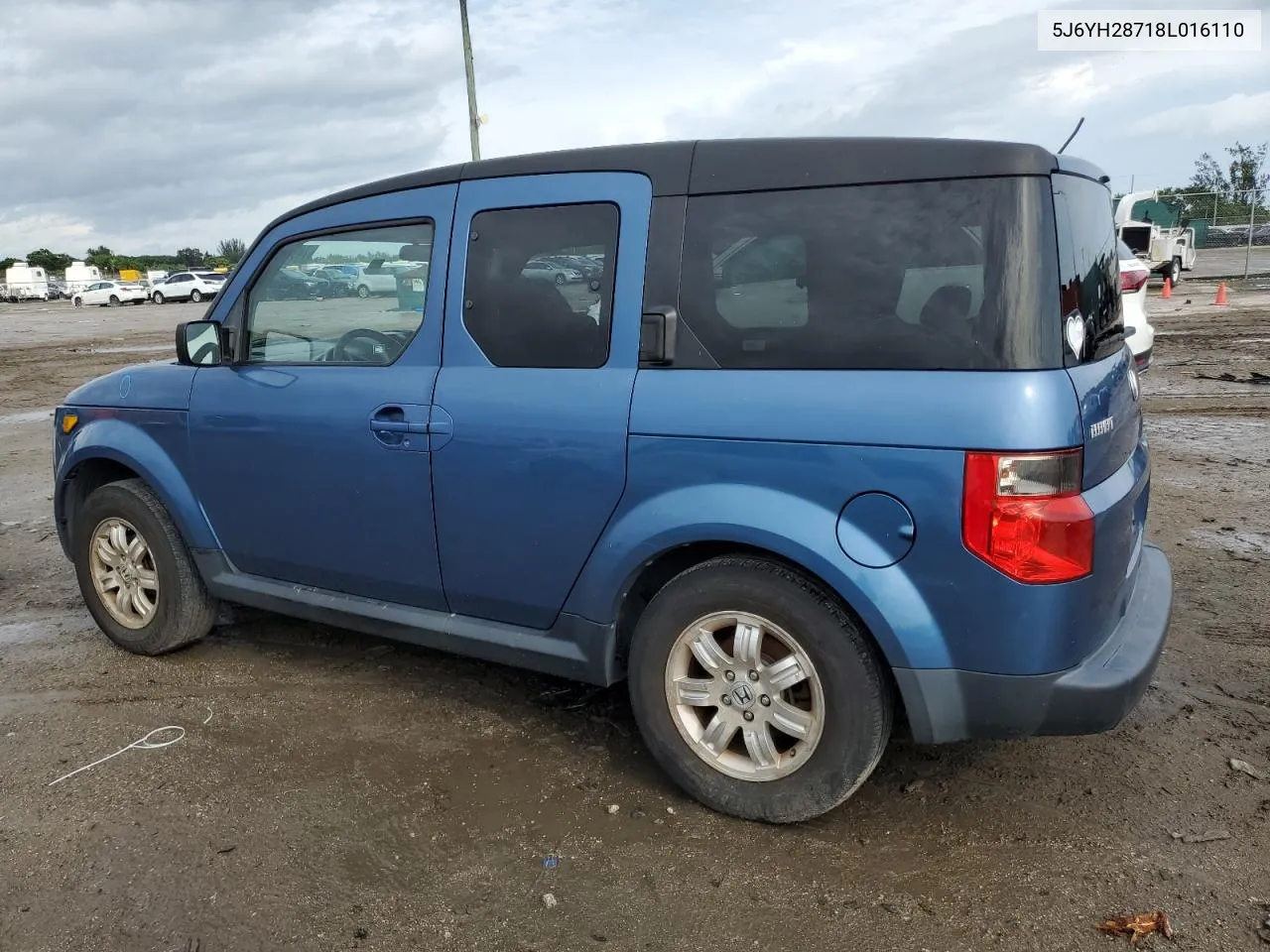 2008 Honda Element Ex VIN: 5J6YH28718L016110 Lot: 74949324