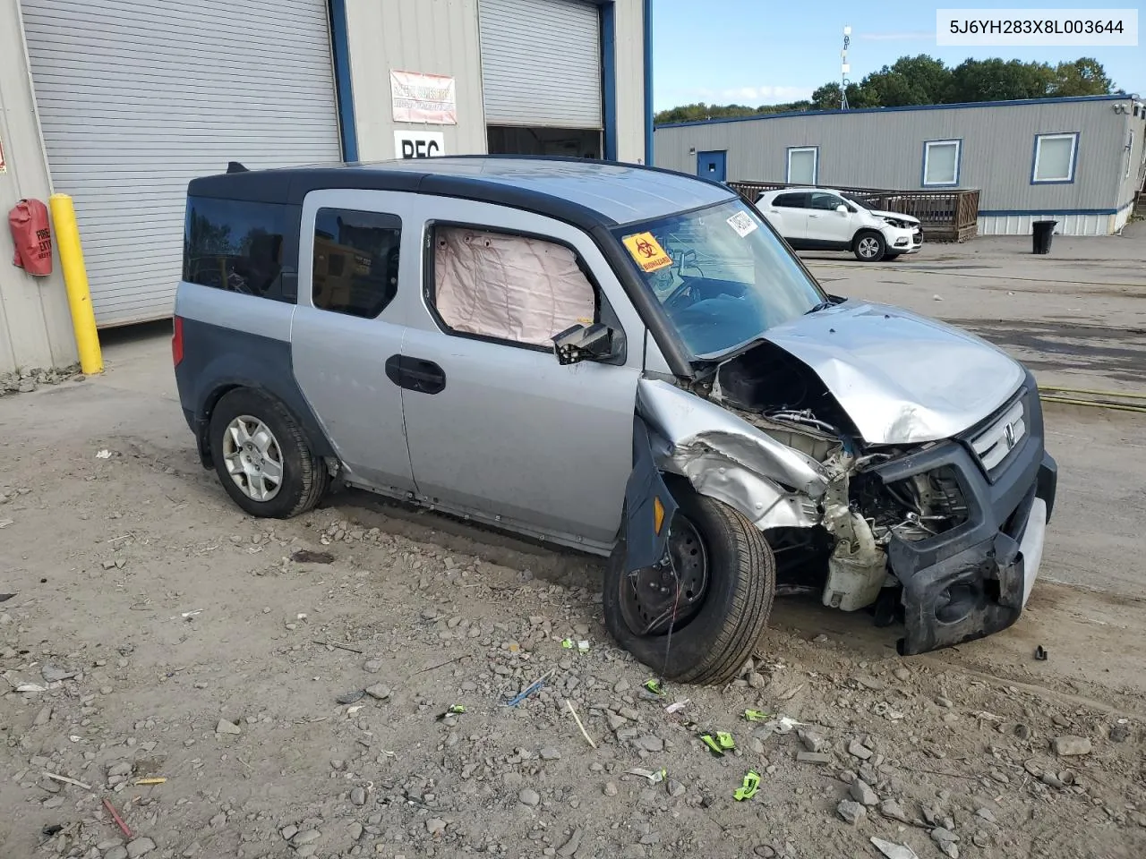 2008 Honda Element Lx VIN: 5J6YH283X8L003644 Lot: 74957304