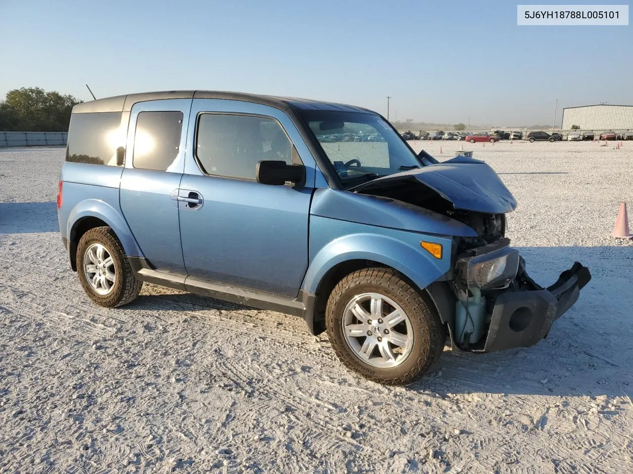 2008 Honda Element Ex VIN: 5J6YH18788L005101 Lot: 75032754