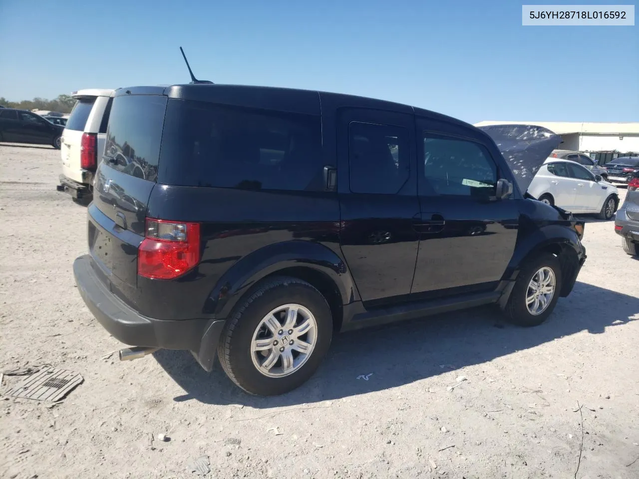 2008 Honda Element Ex VIN: 5J6YH28718L016592 Lot: 75179944