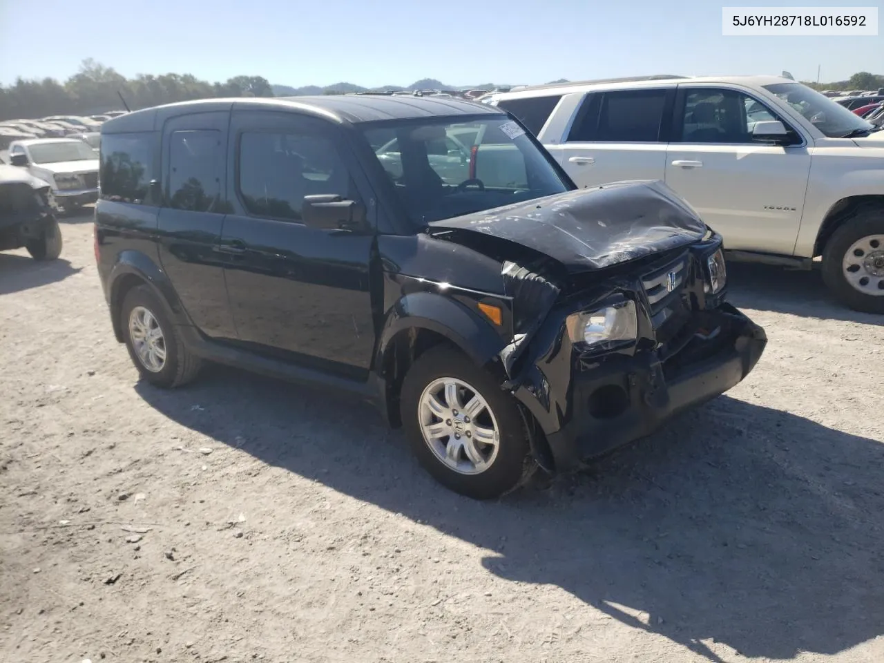 2008 Honda Element Ex VIN: 5J6YH28718L016592 Lot: 75179944