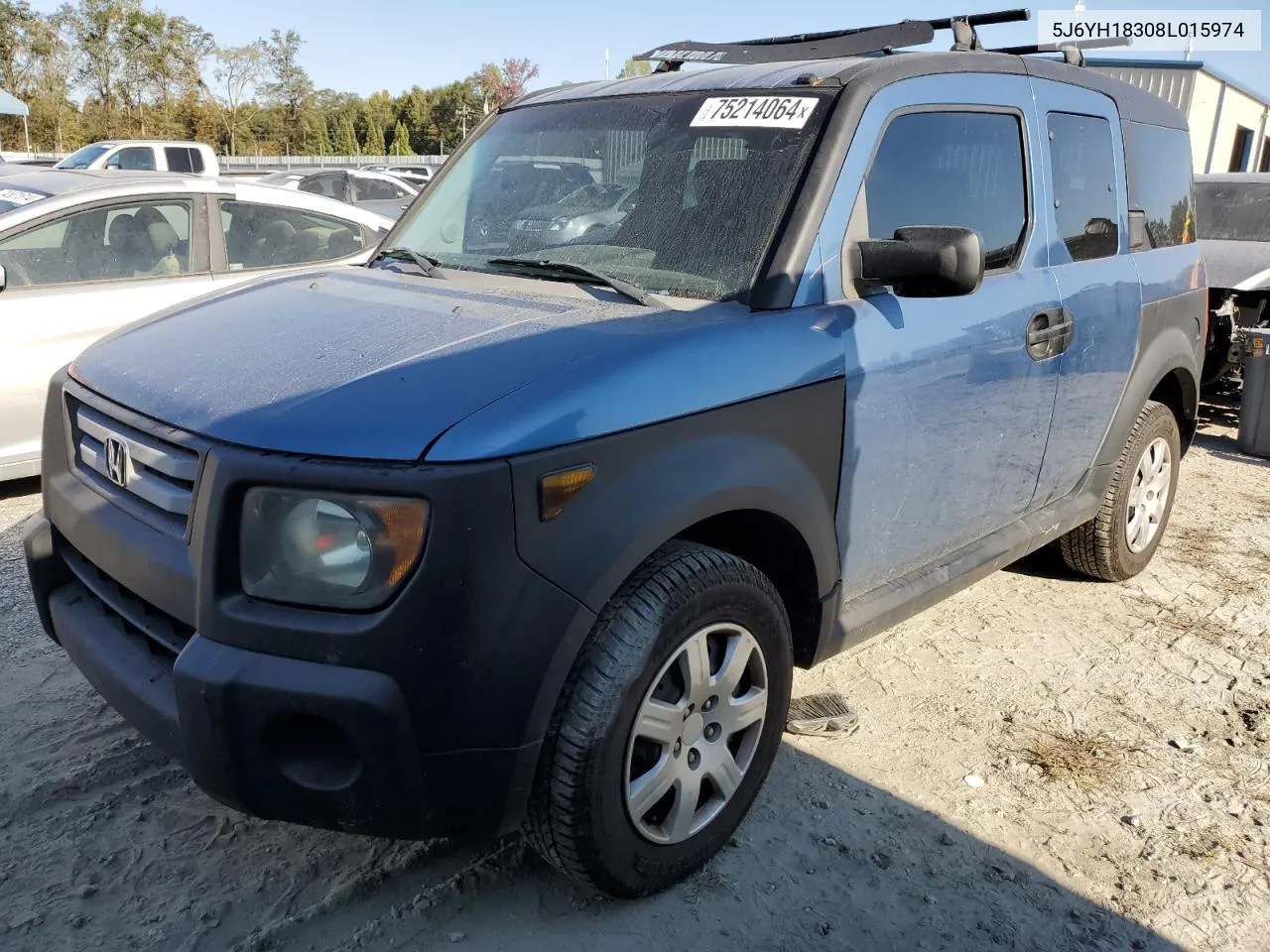 2008 Honda Element Lx VIN: 5J6YH18308L015974 Lot: 75214064