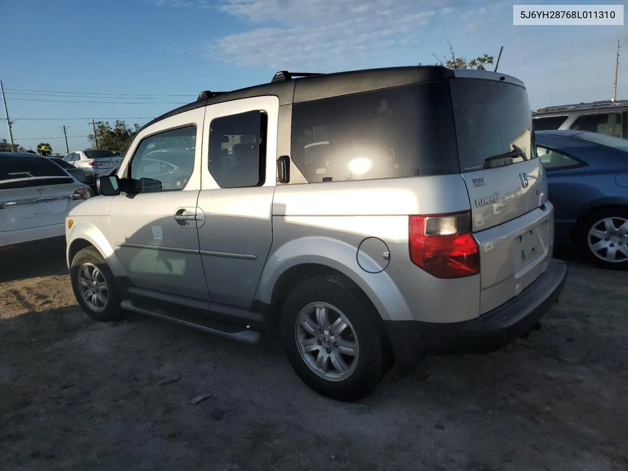 2008 Honda Element Ex VIN: 5J6YH28768L011310 Lot: 75223334