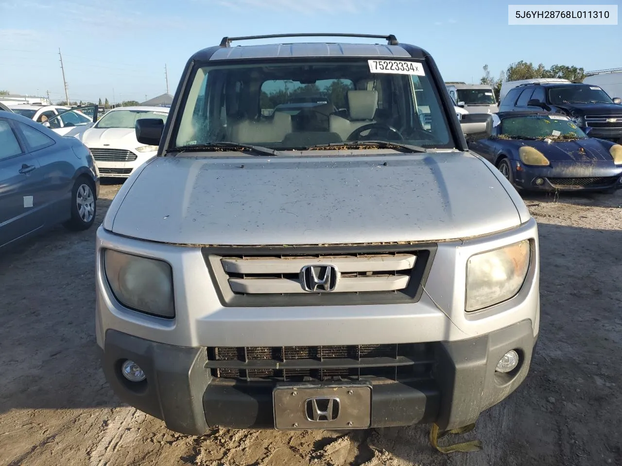 2008 Honda Element Ex VIN: 5J6YH28768L011310 Lot: 75223334