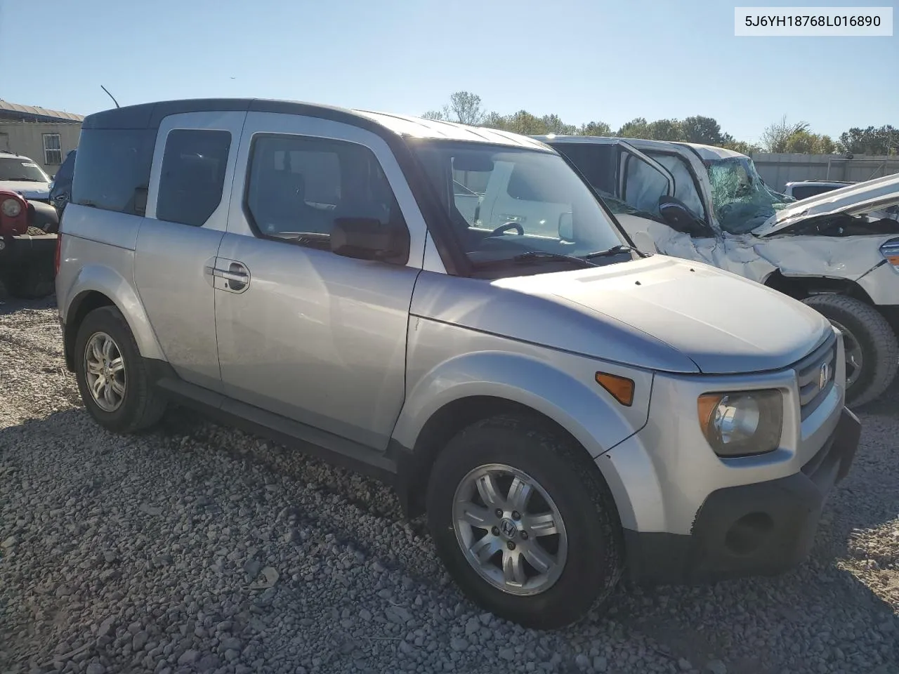 2008 Honda Element Ex VIN: 5J6YH18768L016890 Lot: 75270544