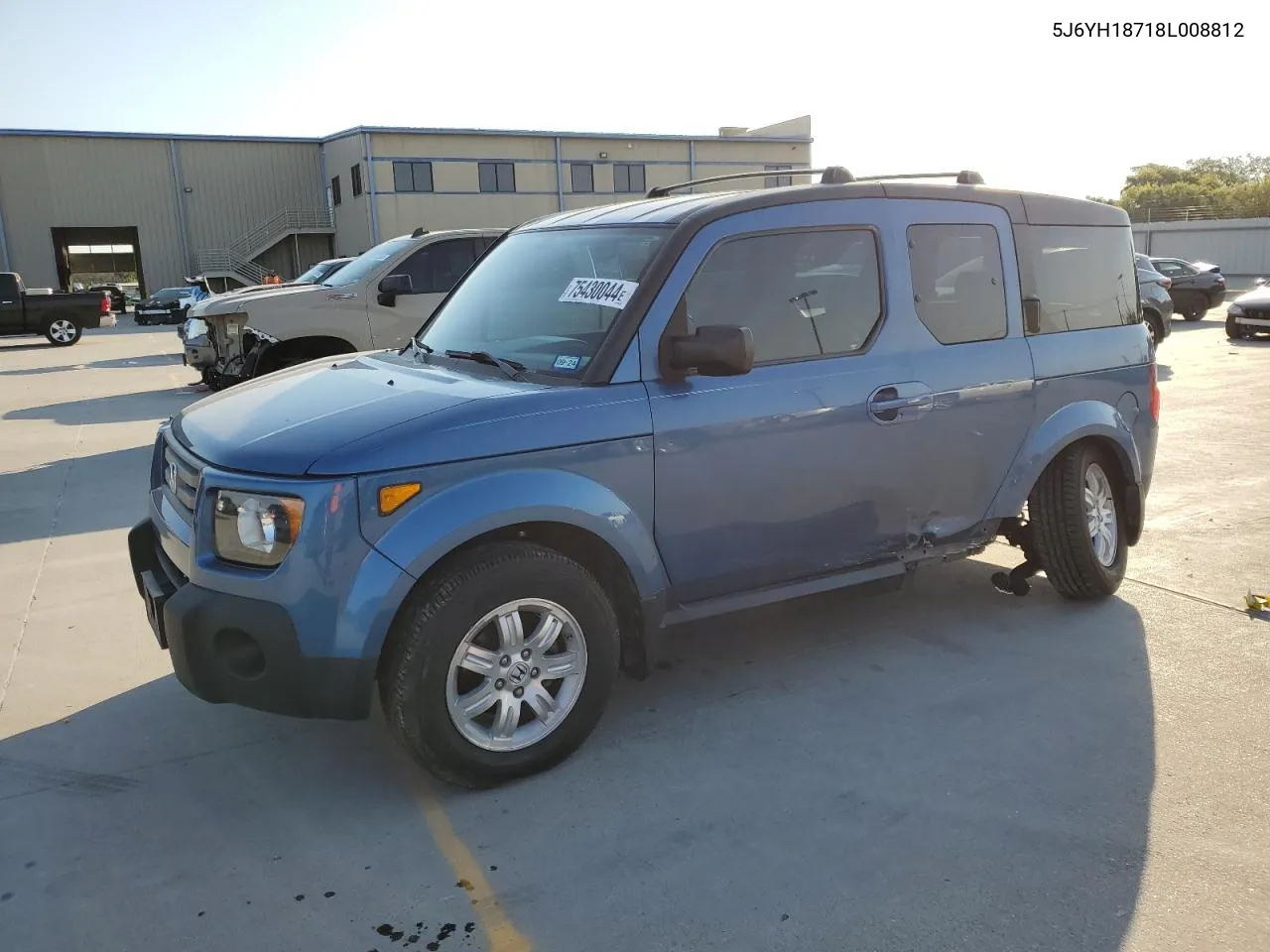 2008 Honda Element Ex VIN: 5J6YH18718L008812 Lot: 75430044