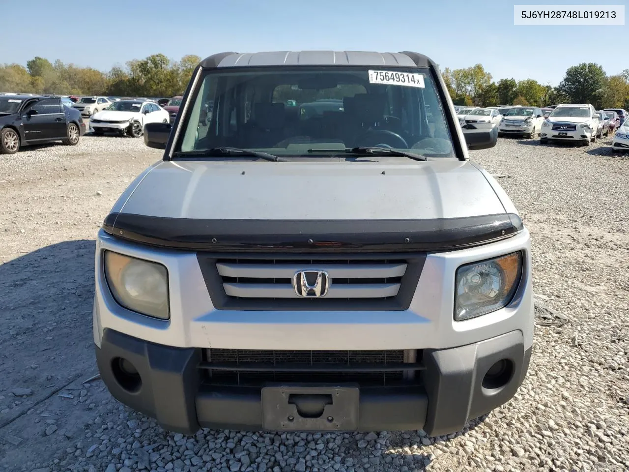 2008 Honda Element Ex VIN: 5J6YH28748L019213 Lot: 75649314