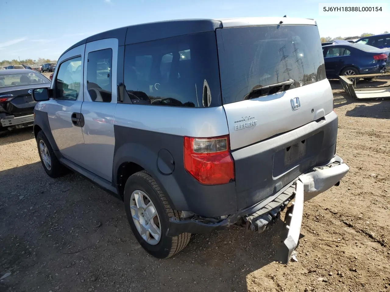 2008 Honda Element Lx VIN: 5J6YH18388L000154 Lot: 75675824