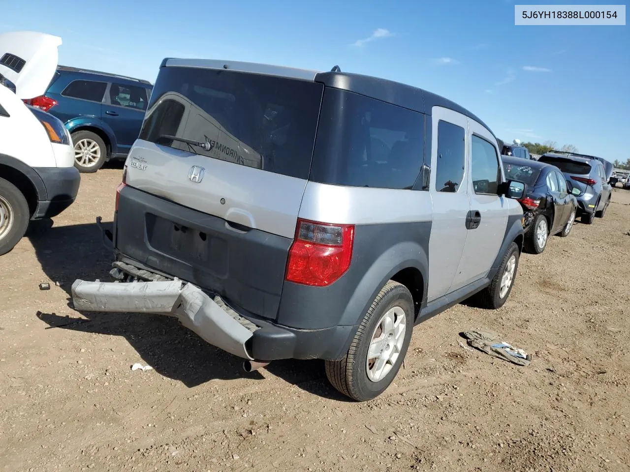 2008 Honda Element Lx VIN: 5J6YH18388L000154 Lot: 75675824