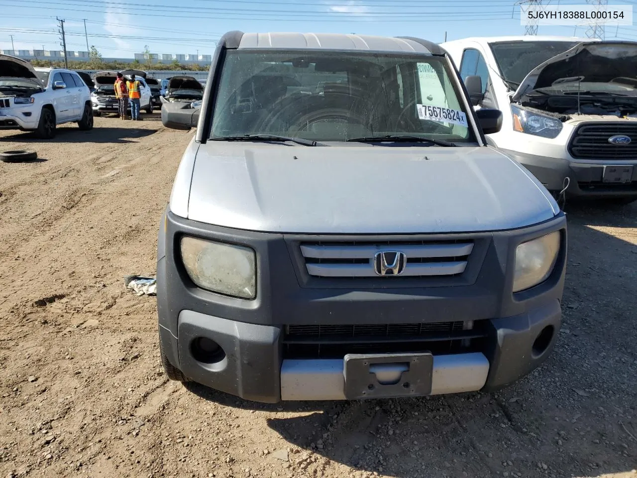 2008 Honda Element Lx VIN: 5J6YH18388L000154 Lot: 75675824