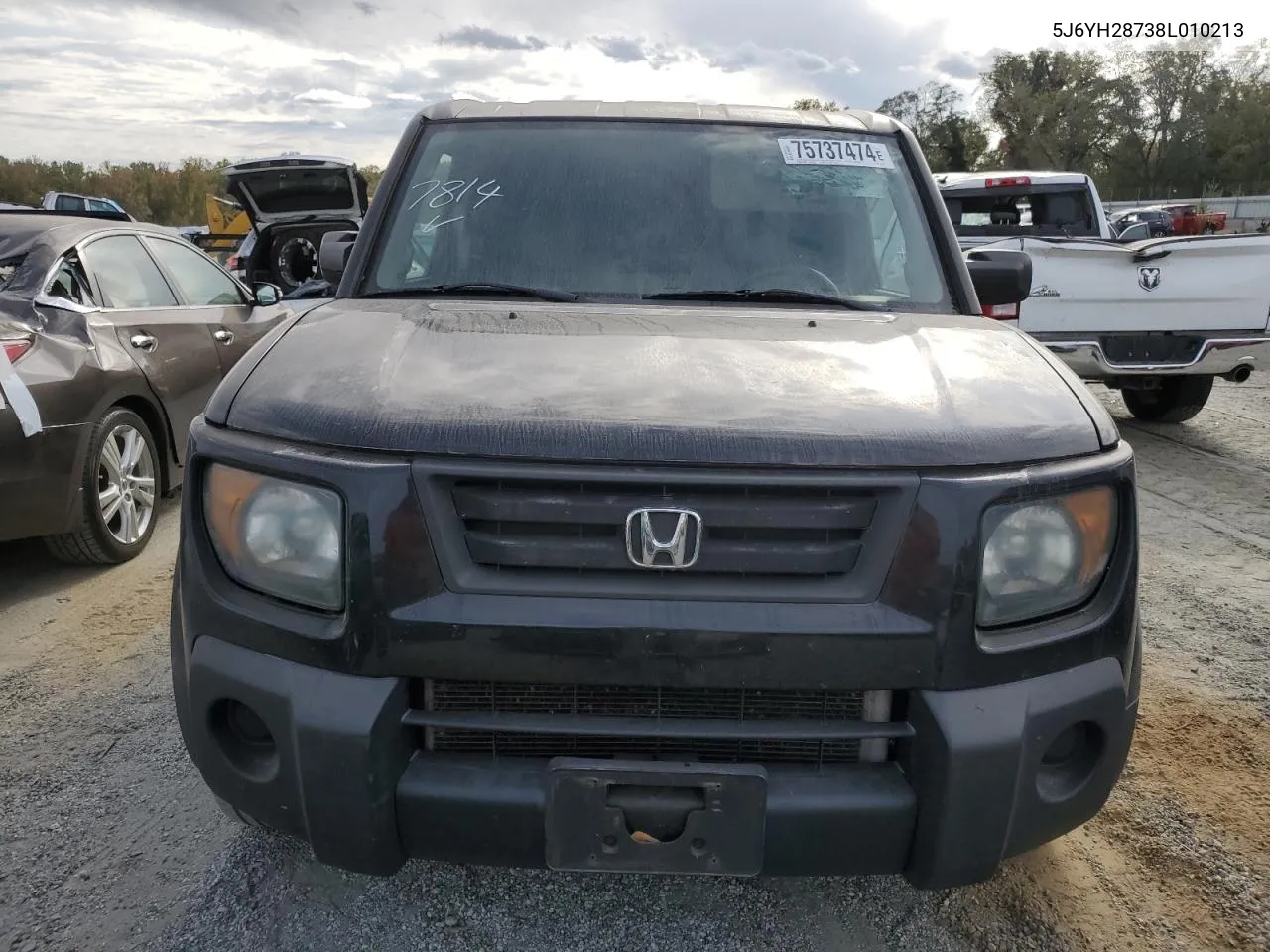 2008 Honda Element Ex VIN: 5J6YH28738L010213 Lot: 75737474