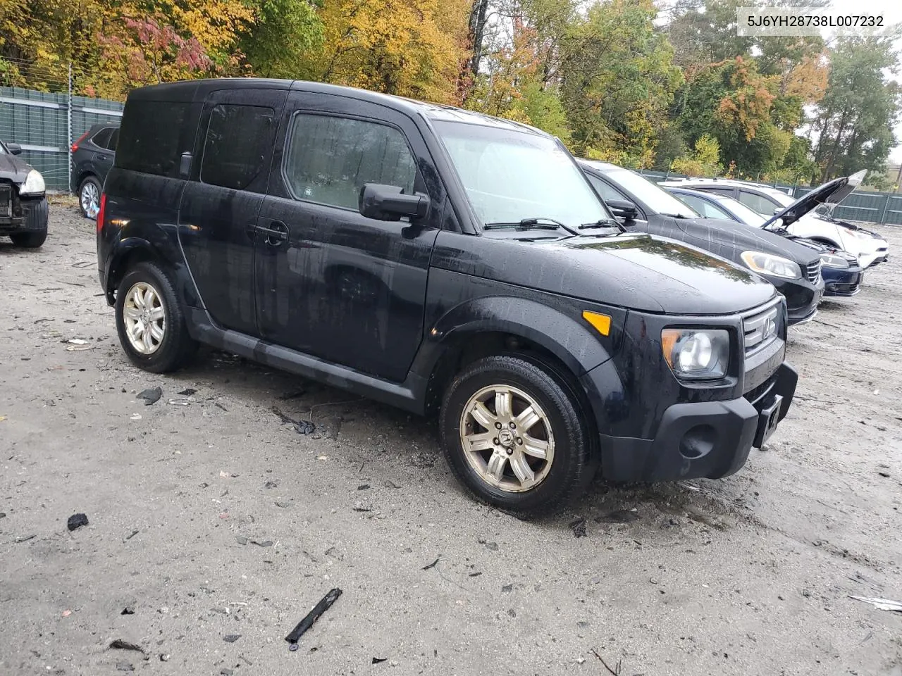 2008 Honda Element Ex VIN: 5J6YH28738L007232 Lot: 75888774