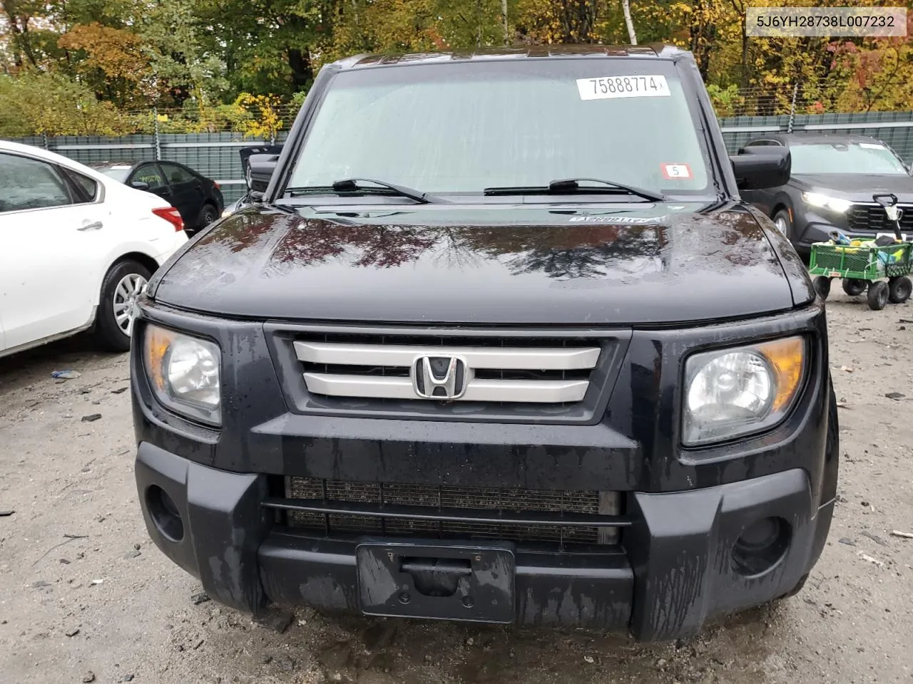 2008 Honda Element Ex VIN: 5J6YH28738L007232 Lot: 75888774