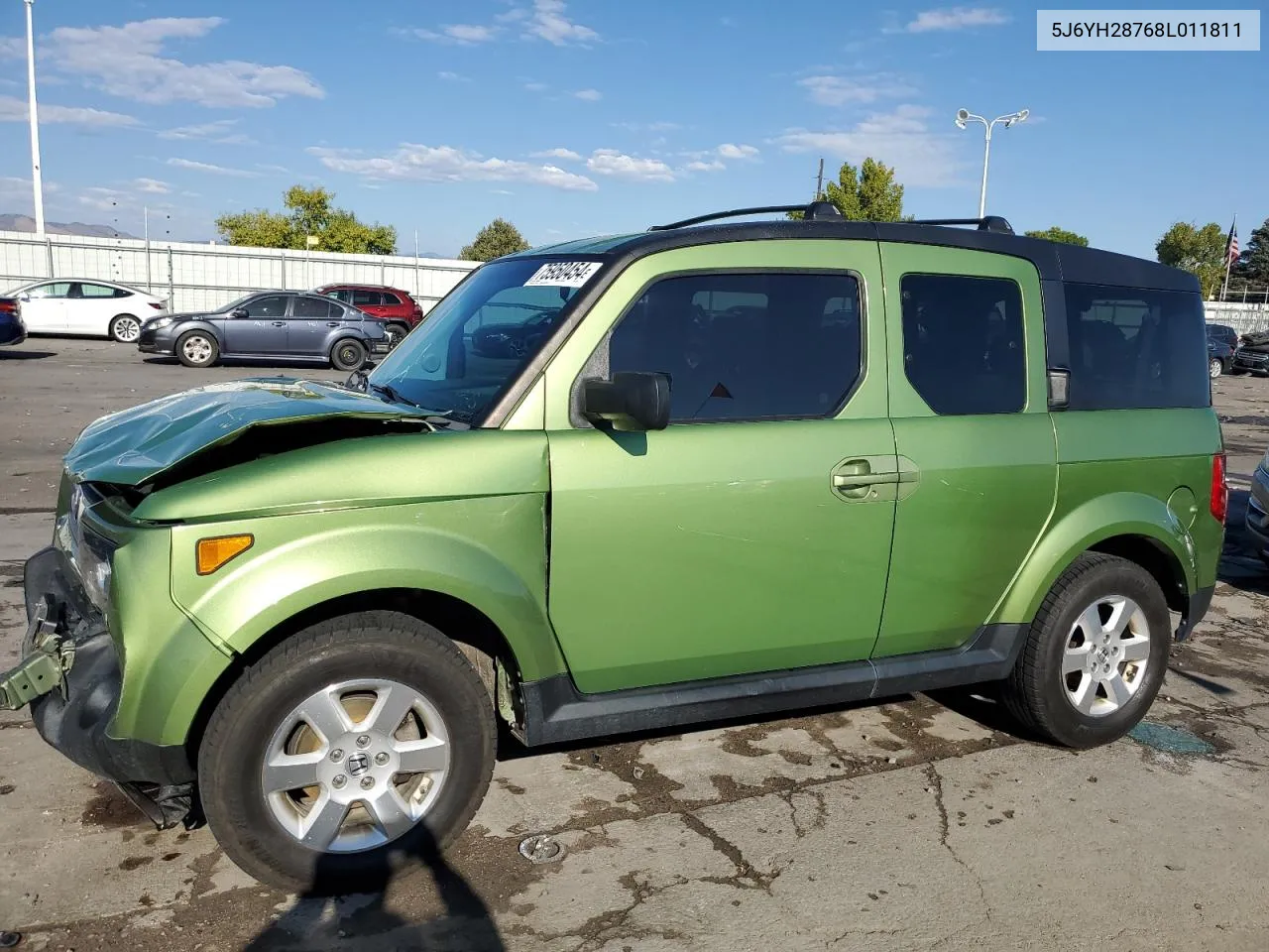 2008 Honda Element Ex VIN: 5J6YH28768L011811 Lot: 75950454