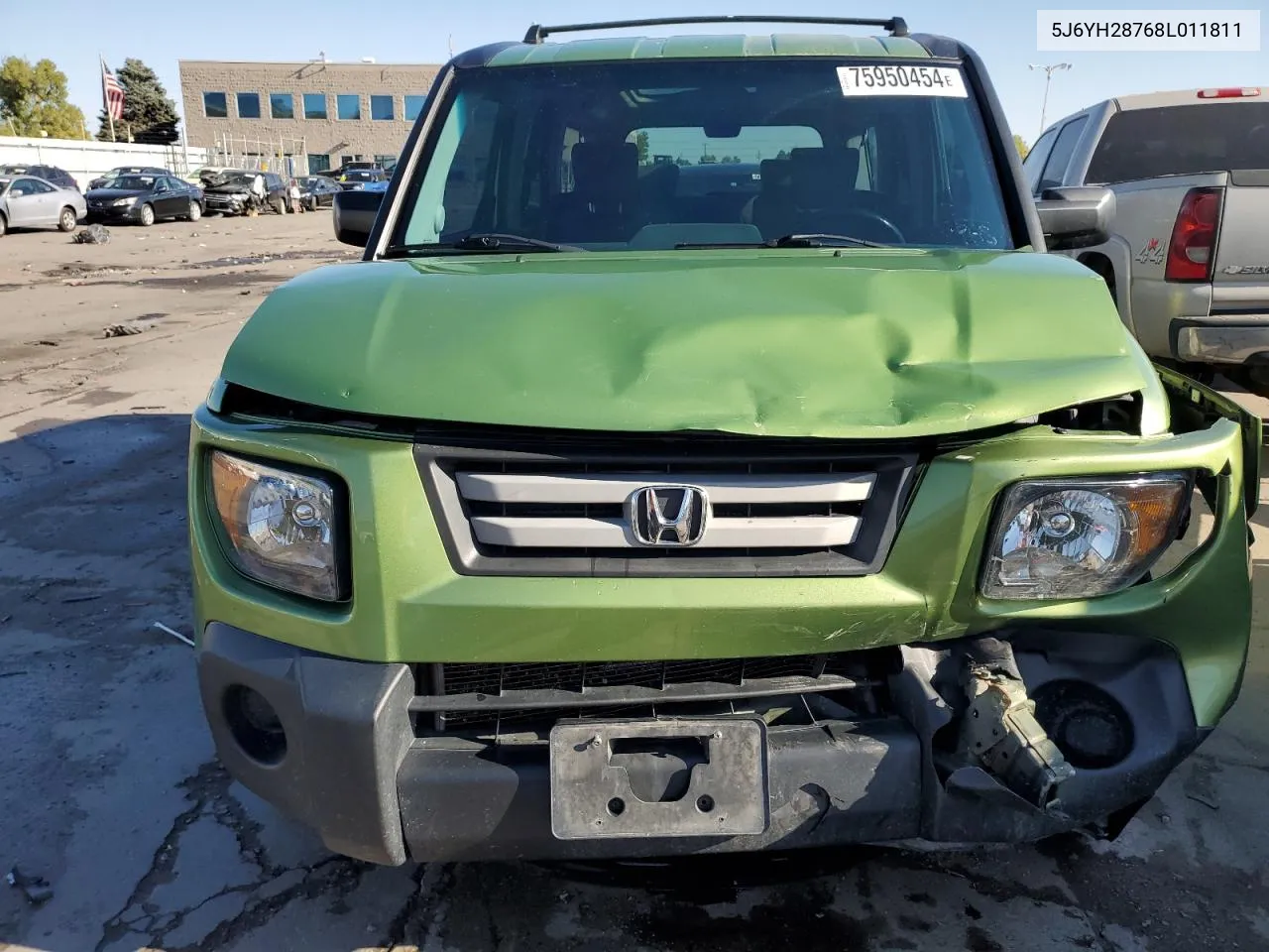 2008 Honda Element Ex VIN: 5J6YH28768L011811 Lot: 75950454