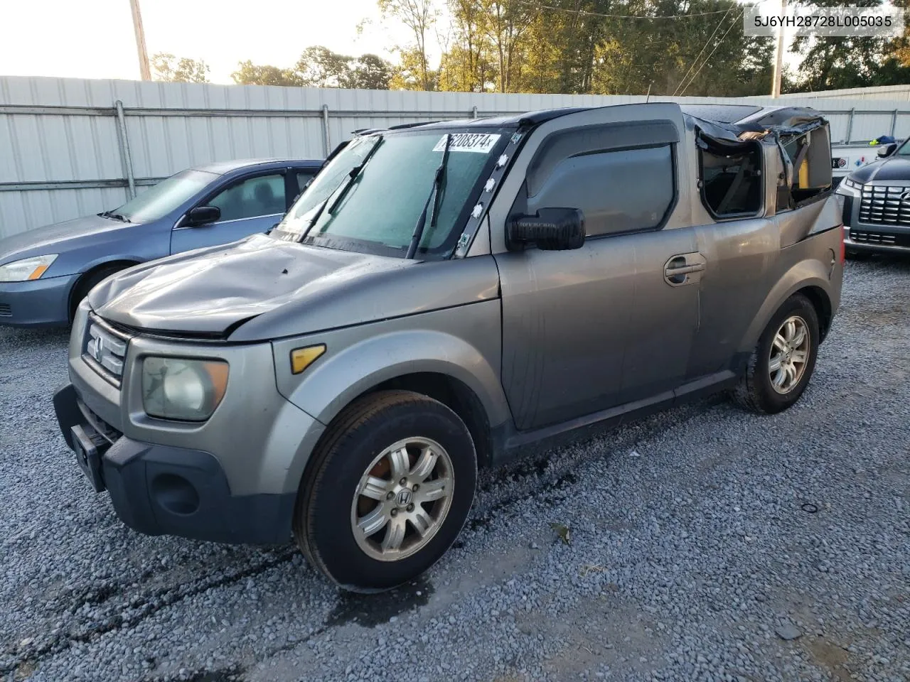 2008 Honda Element Ex VIN: 5J6YH28728L005035 Lot: 76208374