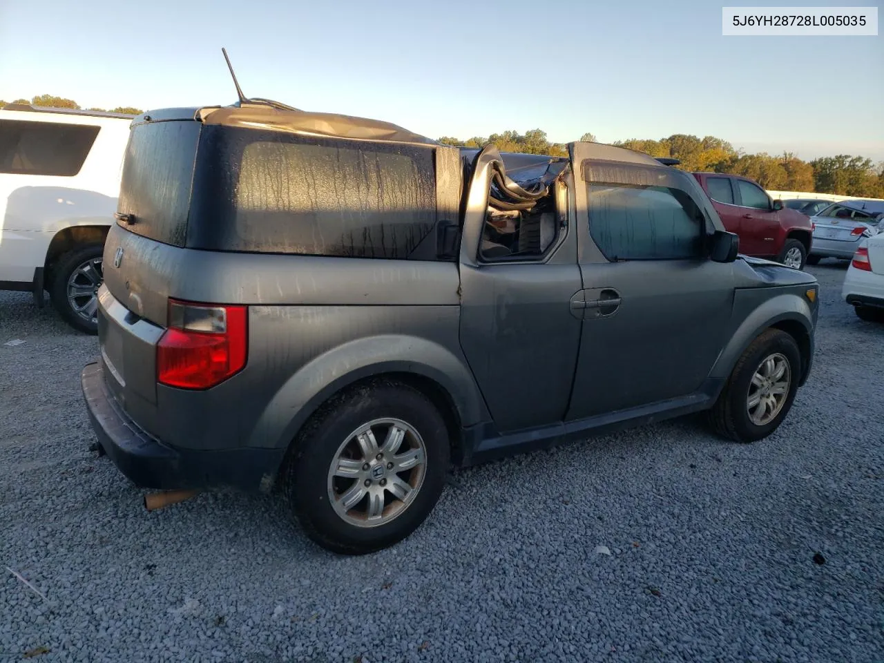 2008 Honda Element Ex VIN: 5J6YH28728L005035 Lot: 76208374