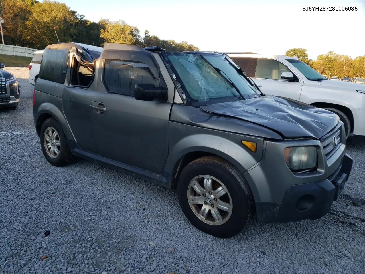 2008 Honda Element Ex VIN: 5J6YH28728L005035 Lot: 76208374