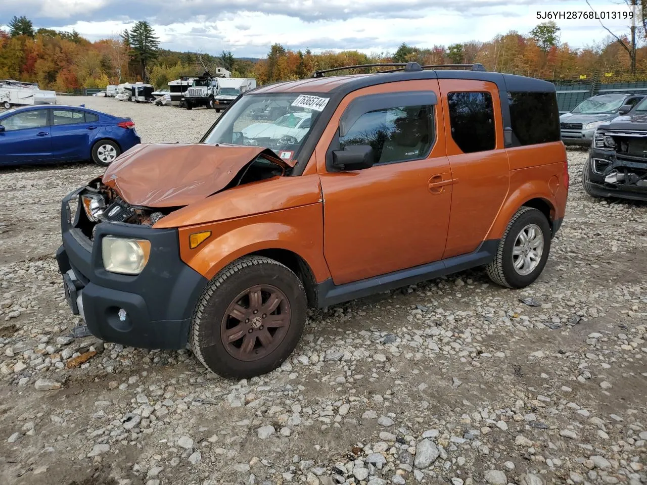 2008 Honda Element Ex VIN: 5J6YH28768L013199 Lot: 76365744