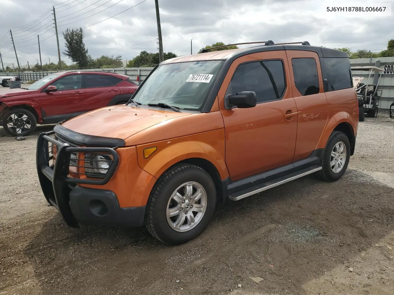 2008 Honda Element Ex VIN: 5J6YH18788L006667 Lot: 76721114