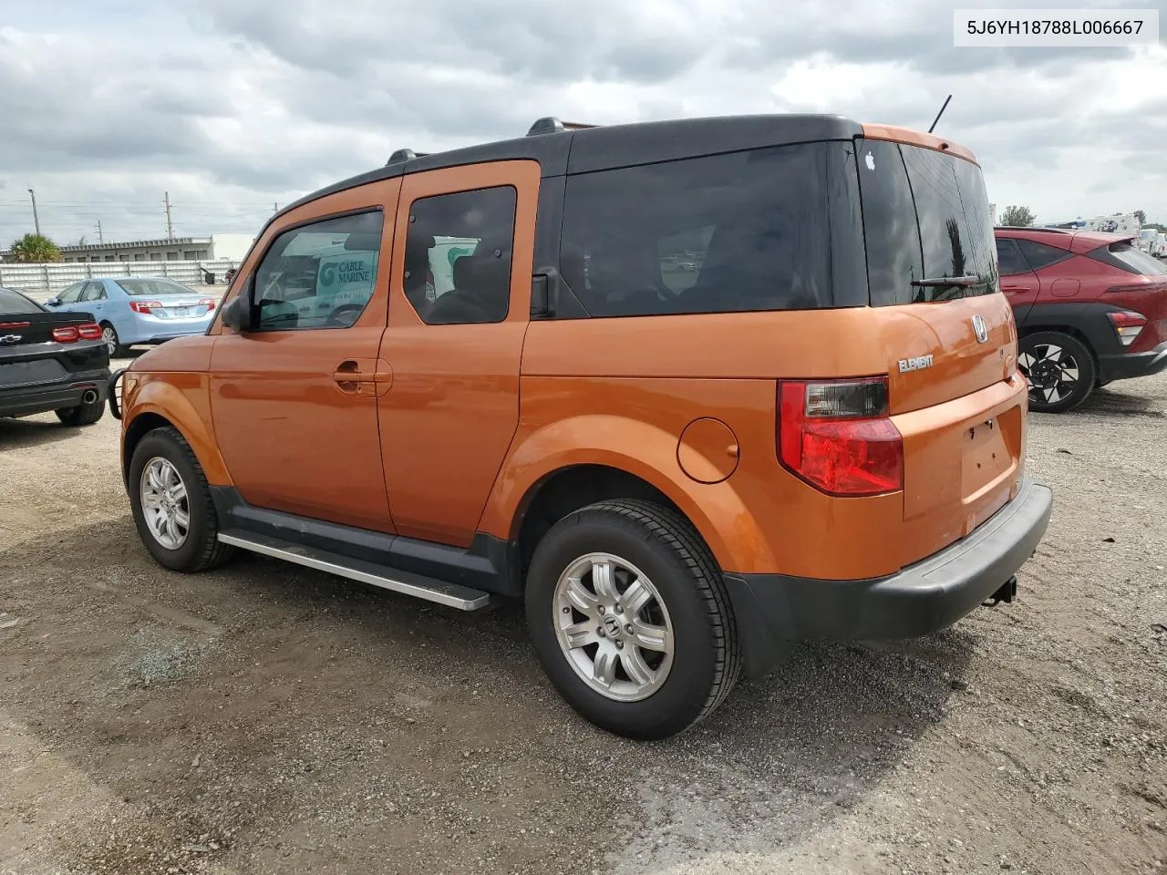 2008 Honda Element Ex VIN: 5J6YH18788L006667 Lot: 76721114