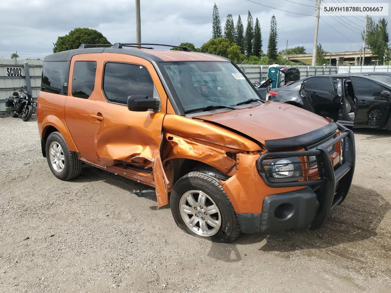 2008 Honda Element Ex VIN: 5J6YH18788L006667 Lot: 76721114