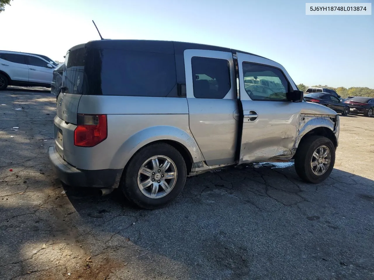 2008 Honda Element Ex VIN: 5J6YH18748L013874 Lot: 76876694