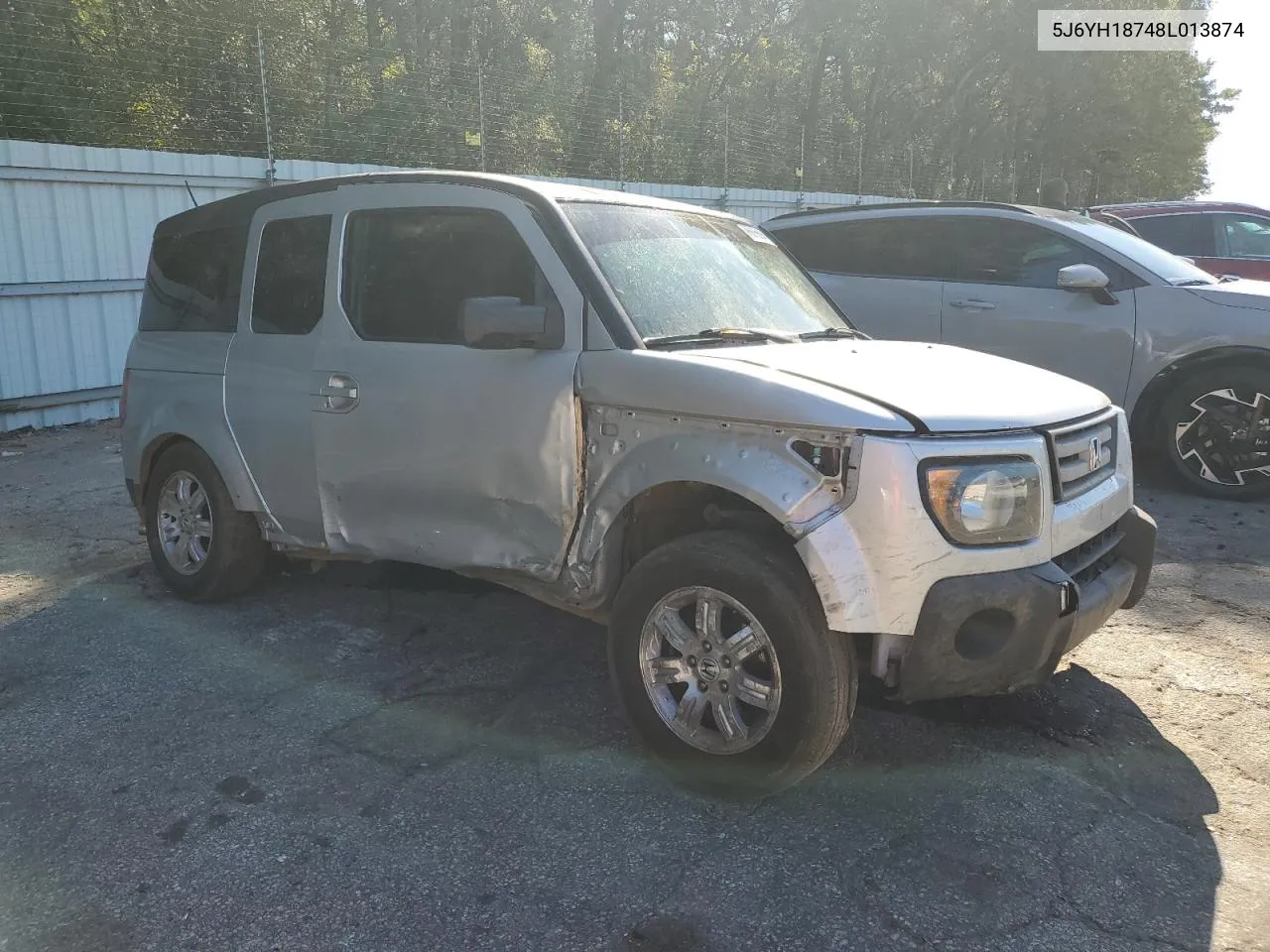 2008 Honda Element Ex VIN: 5J6YH18748L013874 Lot: 76876694