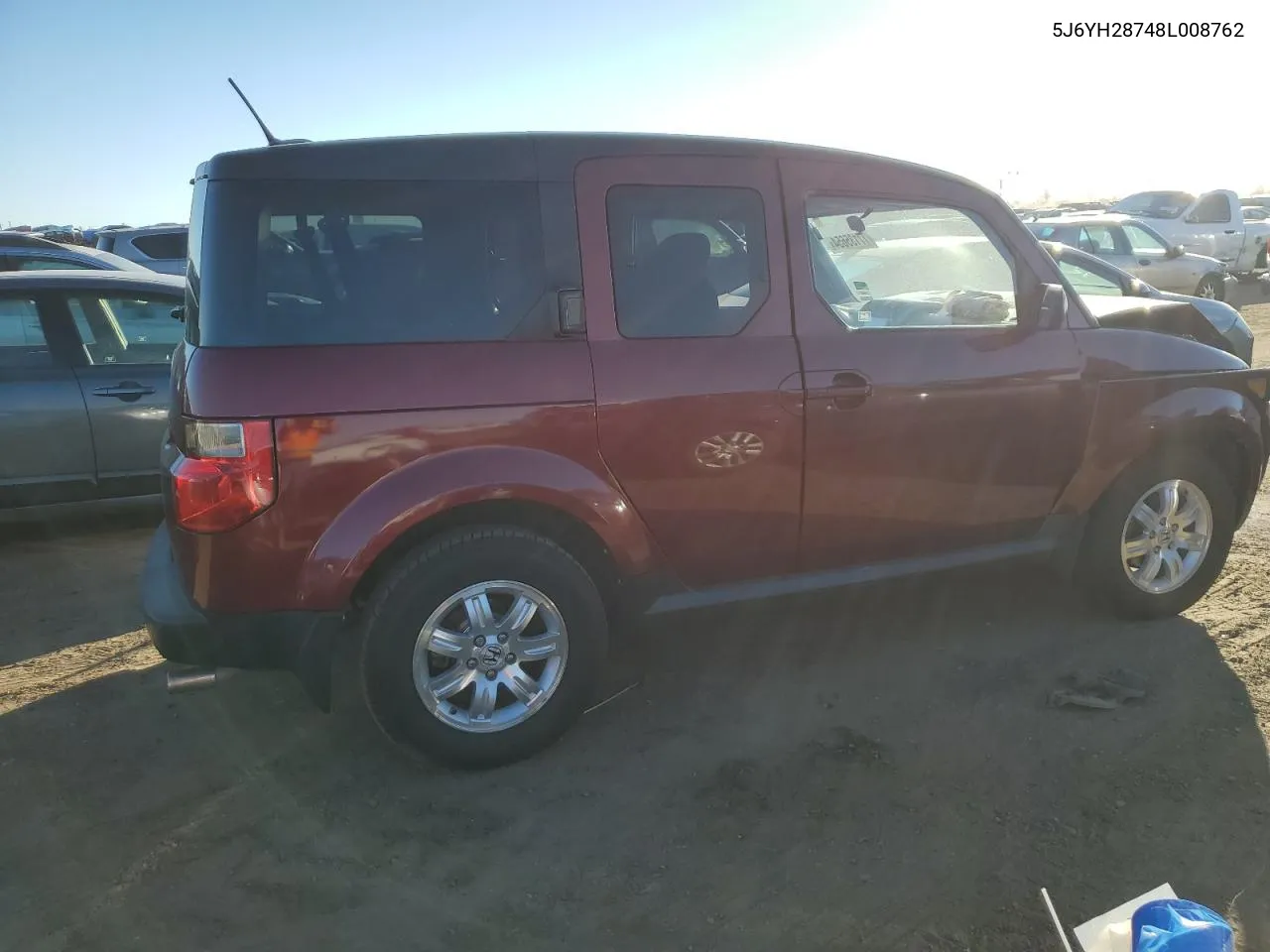 2008 Honda Element Ex VIN: 5J6YH28748L008762 Lot: 77135654